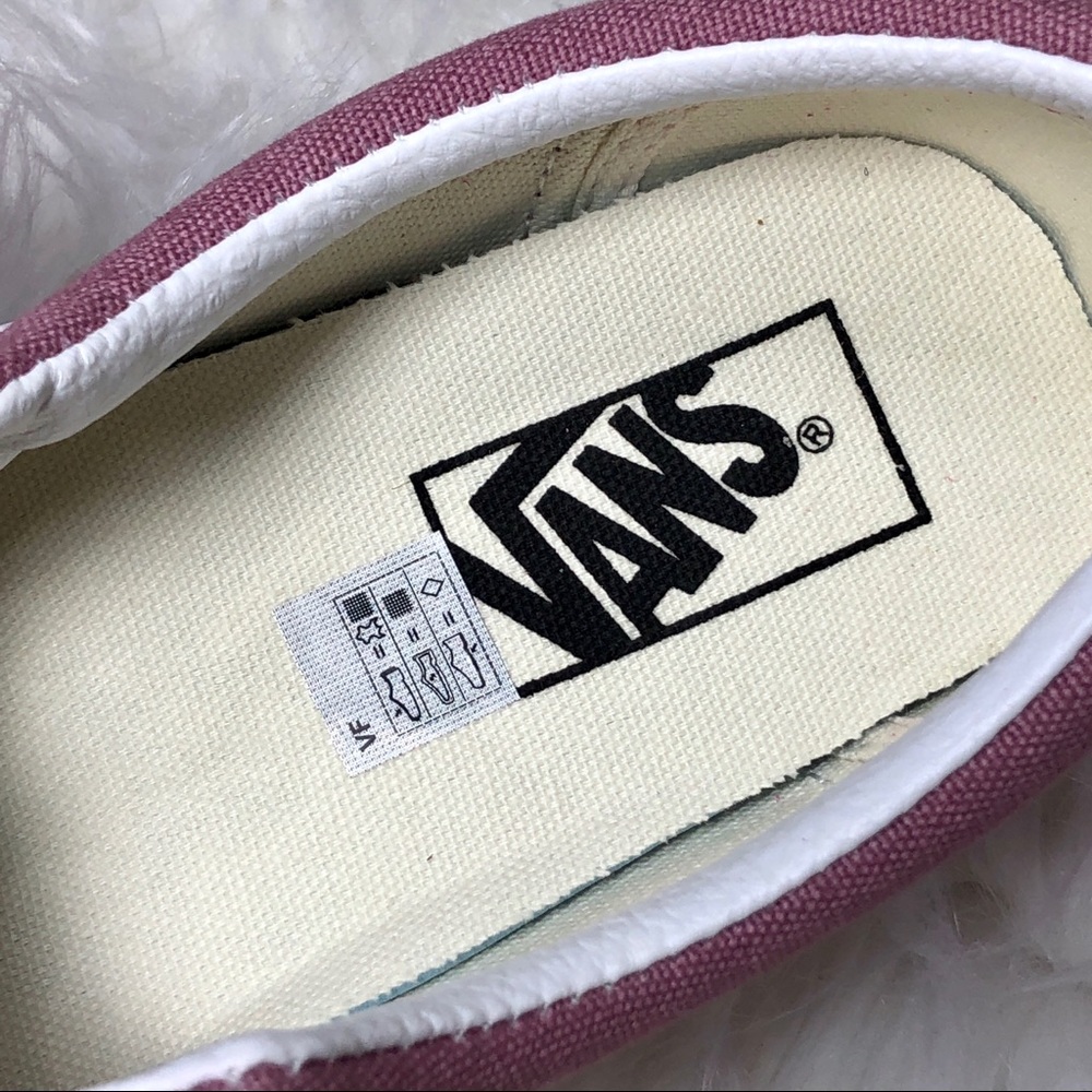 💗NWT!!! Vans Era Nostalgia Rose Low Suede Canvas Skate Shoe W 8 - Picture 4 of 8
